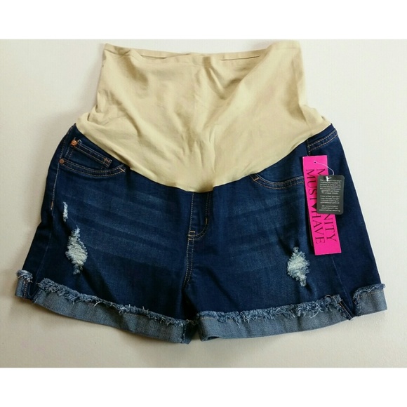 Celebrity Pink Pants - NWT Maternity Jean Shorts/Celebrity Pink S/LG